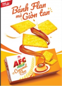 Bánh AfC vị Caramel flan 120gr